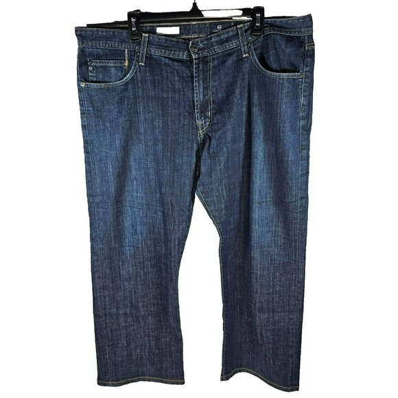 AG The Hero Relaxed Fit Jeans Pants Men's Size 40x28" Dark Blue Wash - Picture 1 of 11